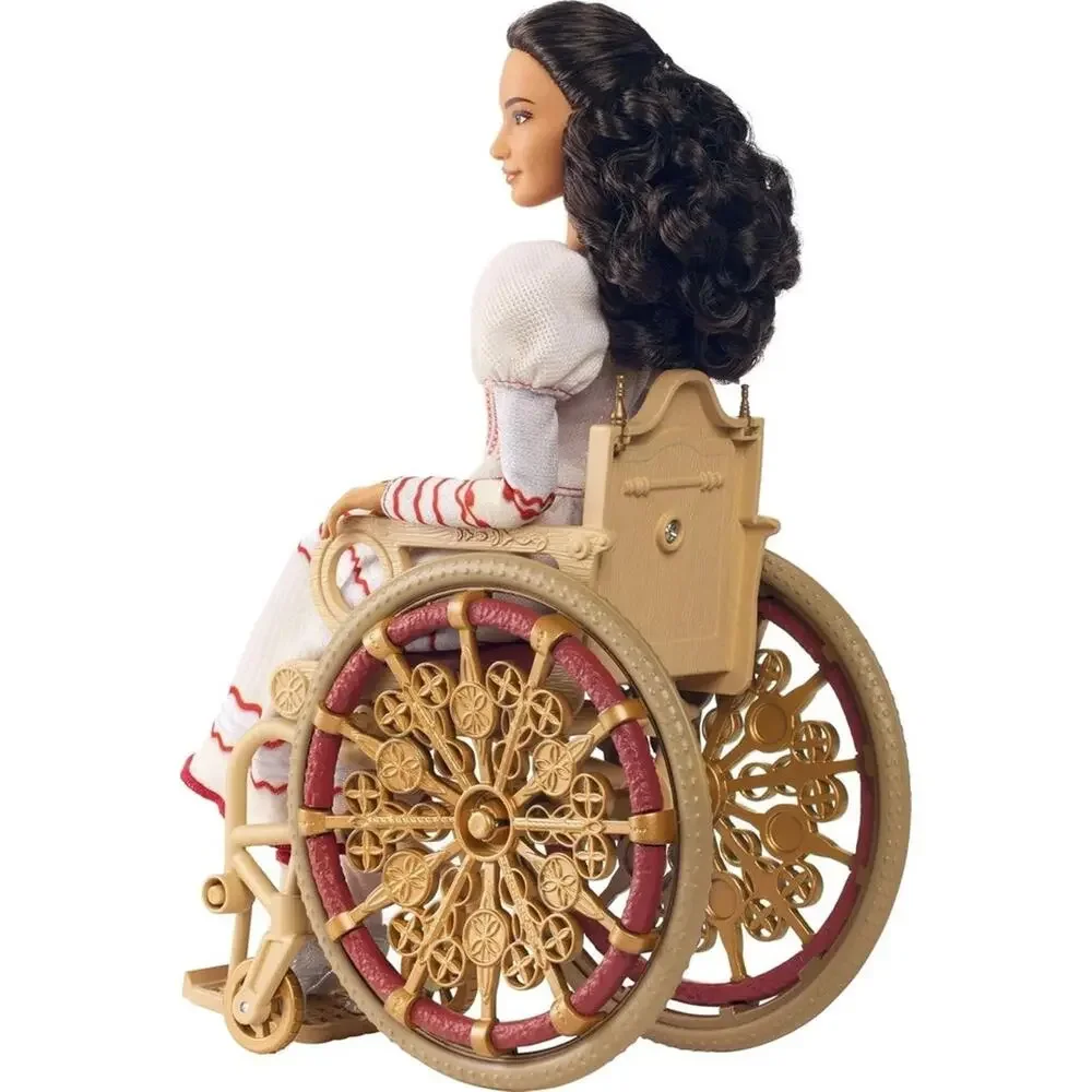 Enchanting Wicked Nessarose Fashion Doll with Curly Hair & Golden Wheelchair